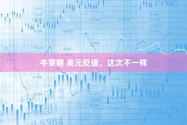 牛策略 美元贬值，这次不一样